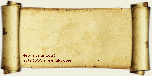 Nadja Zebić vizit kartica